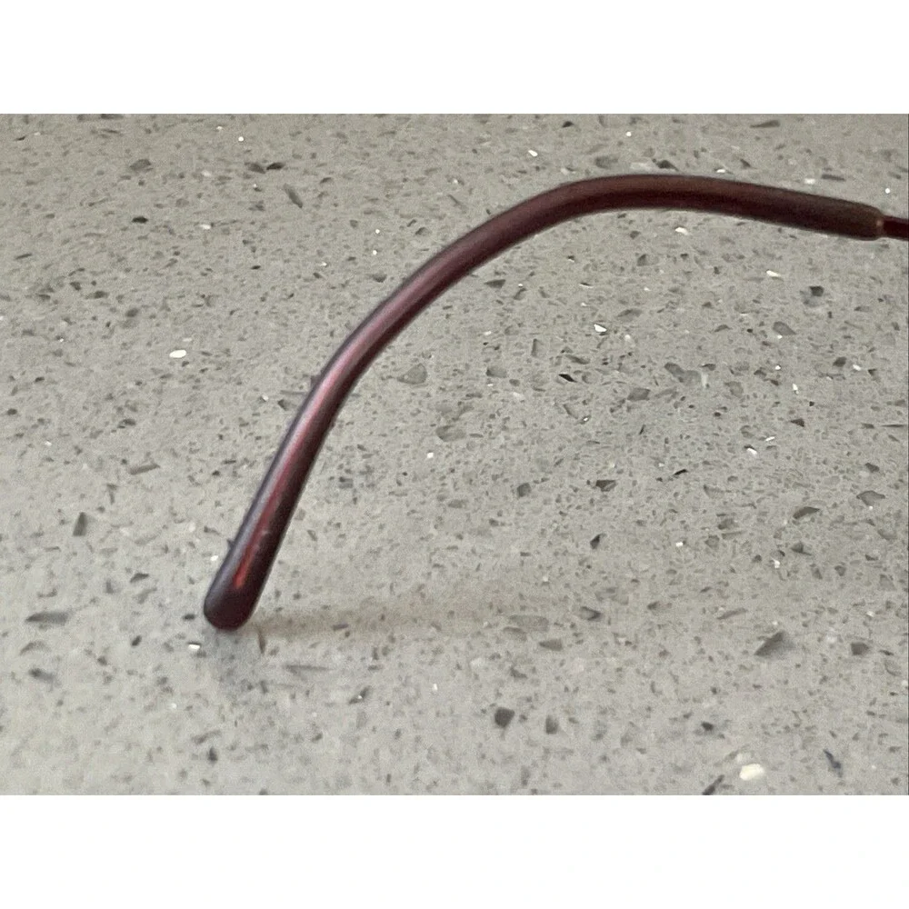 EASYCLIP Eyeglasses Frames ONLY w Sunglasses attachment 49-19-140 red full rim